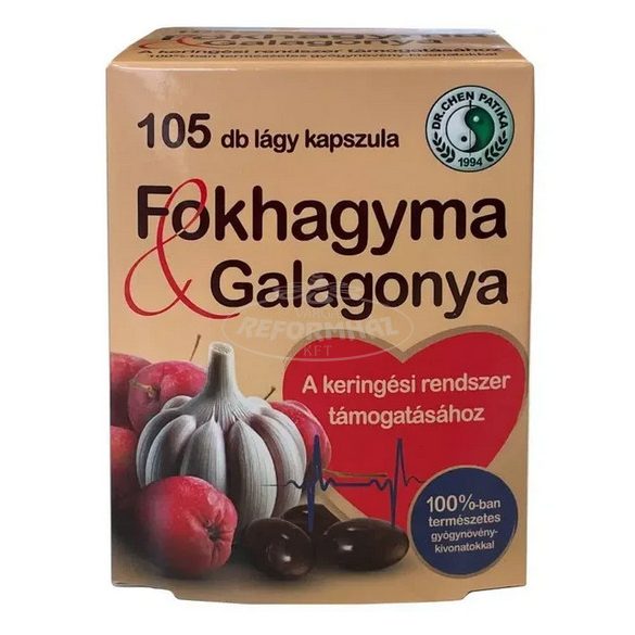 Dr.Chen Fokhagyma és Galagonya kapszula 105x