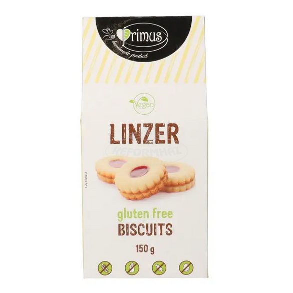 Primus Gluténmentes Vegán Linzer 150g