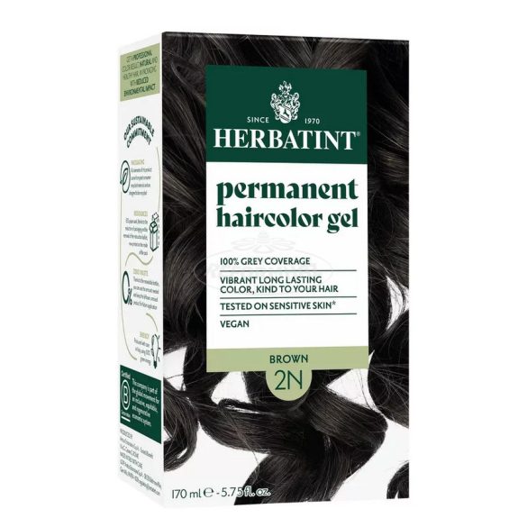 Herbatint 2N barna hajfesték 170ml