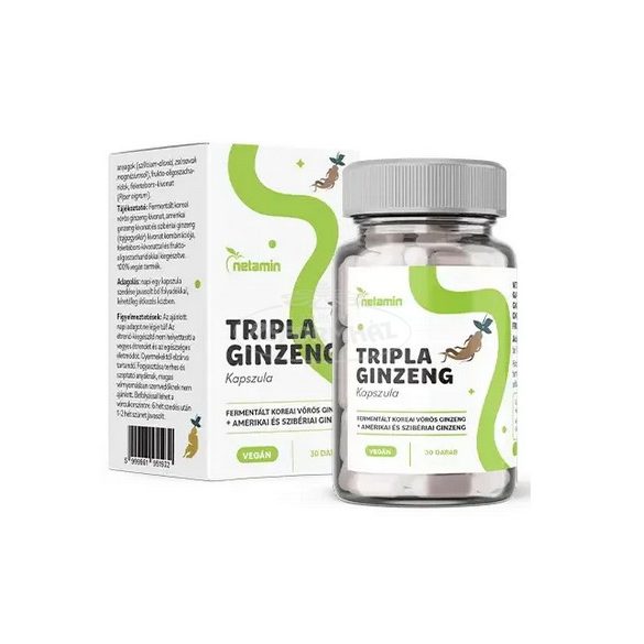 Netamin Vegan Tripla Ginseng kapszula 30x