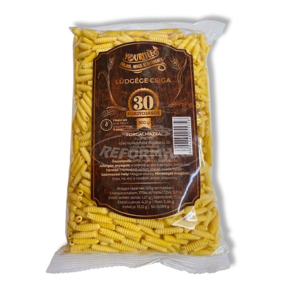 Fürjpiac tészta lúdgége csiga 300g