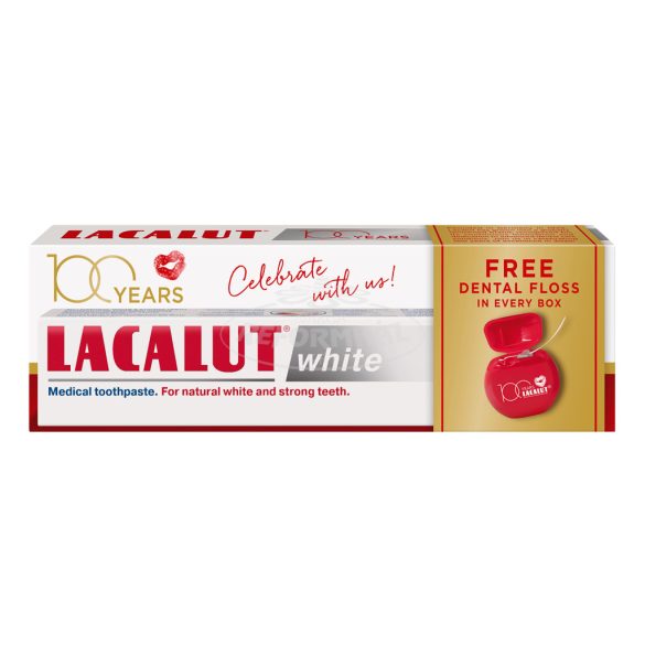 Lacalut white fogkrém 75ml + Lacalut fogselyem 119g