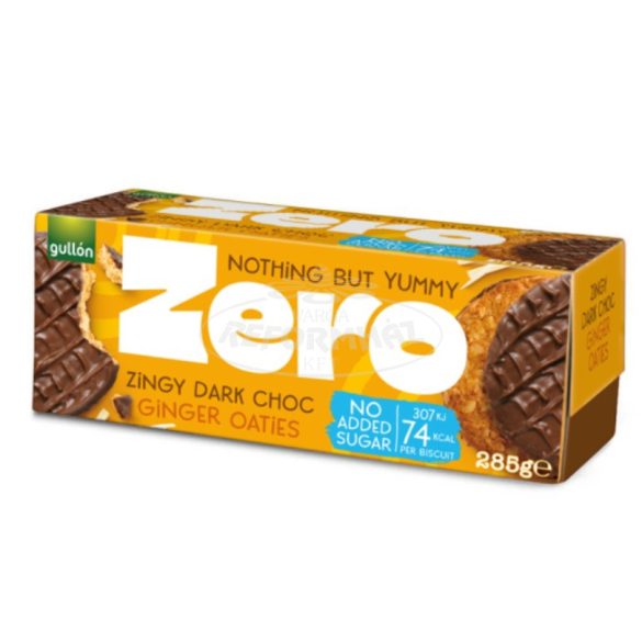 Gullon zero Gyömbéres étcsokis keksz HCN 285g