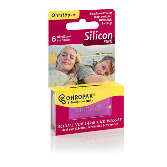 Ohropax Silicon PINK füldugó 6db
