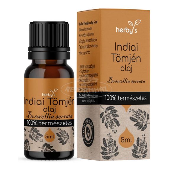 Herby's Food Grade Indiai Tömjén olaj Boswellia Serrata 5ml