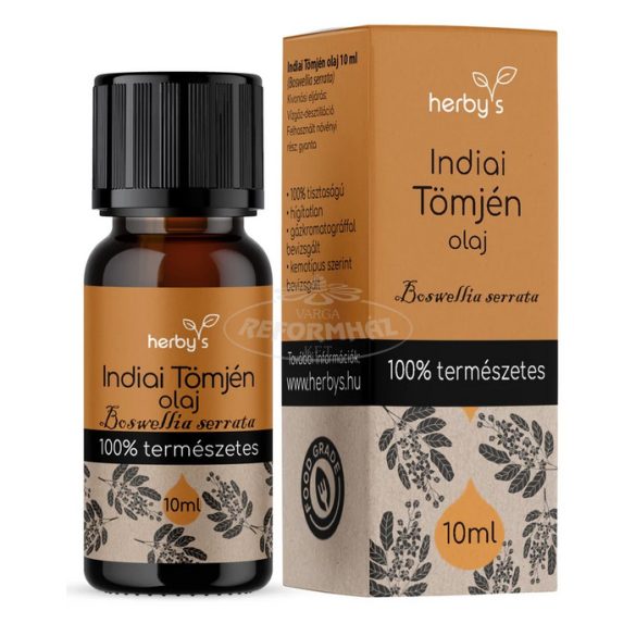 Herby's Food Grade Indiai Tömjén olaj Boswellia Serrata 10ml