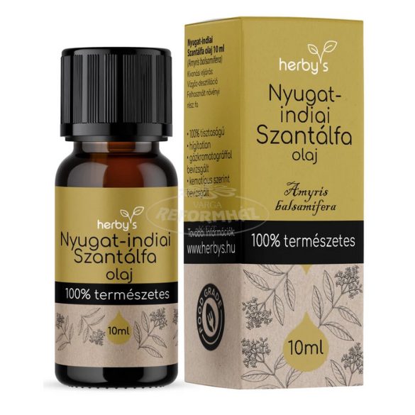 Herby's Food Grade NY-Indiai Szantálfa olaj 10ml