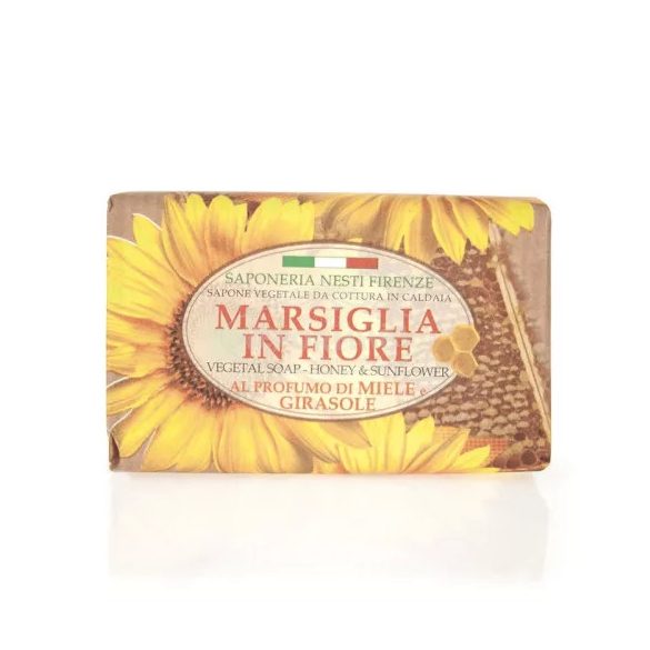 Nesti szappan Marsiglia in Fiore méz-napraforgó 125g