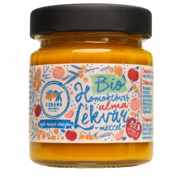 Esbana homoktövises alma lekvár mézzel Bio 190g