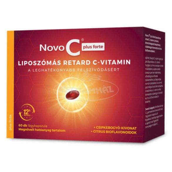 Novo C Plus forte liposzómás Retard C-vitamin plus 60x
