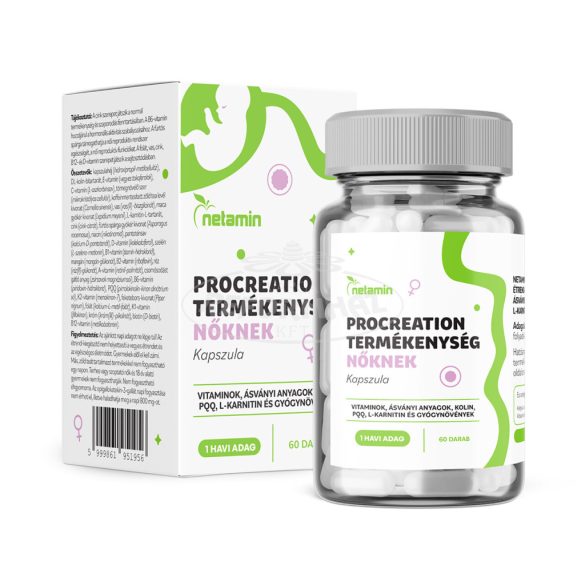 Netamin ProCreation Termékenység Nőknek kapszula 60x
