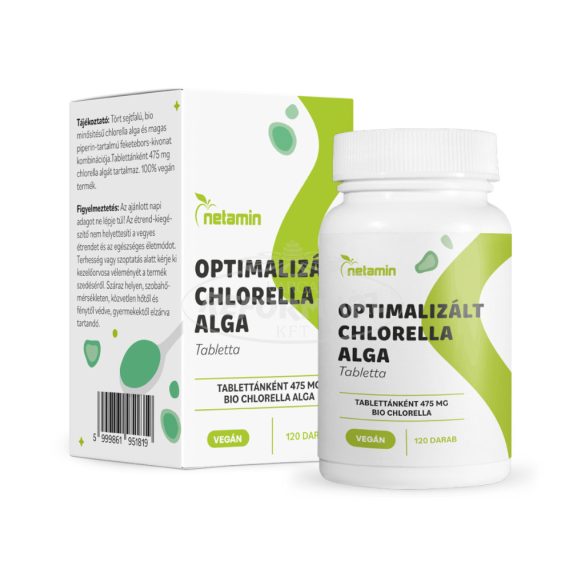 Netamin Optimalizált Chlorella Alga tabletta 475 mg 120x