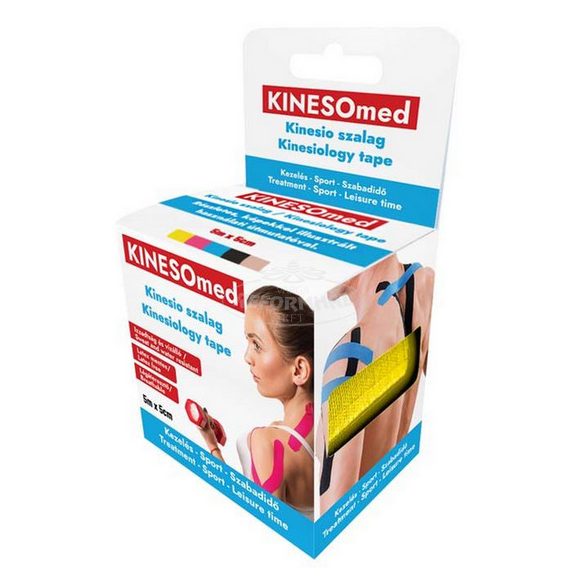 Kinesomed kinesio tapasz szalag 5cmx5m sárga 1db
