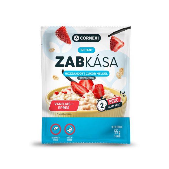 Cornexi zabkása vaníliaízű,eper darabokkal HCN 55g