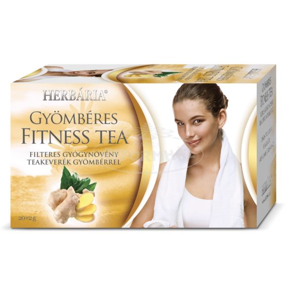Herbária Fittness-gyömbér gyógynövényes teakeverék filte res 20x