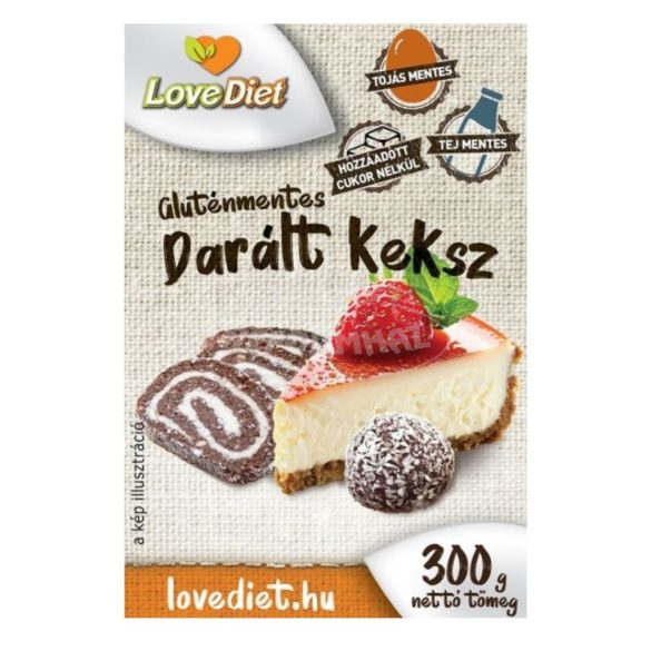 Love Diet gluténmentes darált keksz 300g