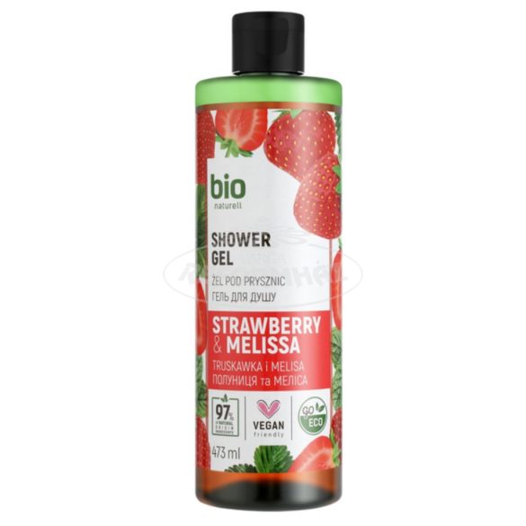 Bio Naturell krémtusfürdő eper és melissa 473ml