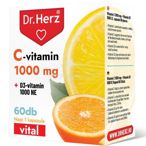 Dr Herz C-vitamin 1050mg Pure kapszula 60x
