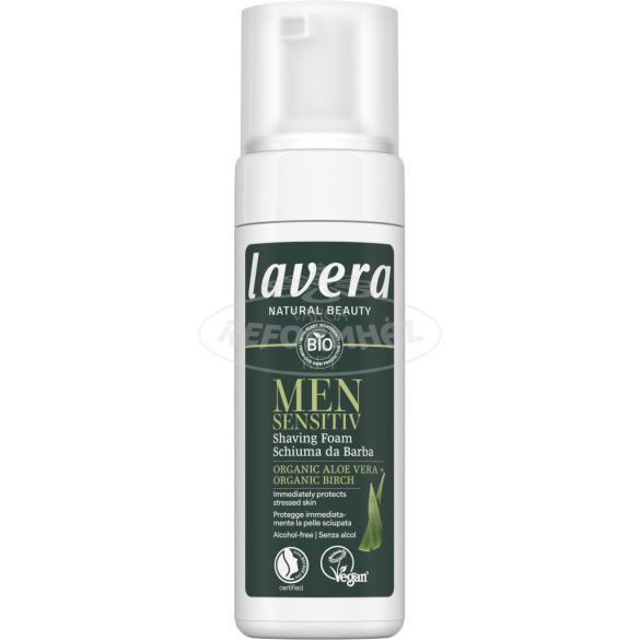 Lavera borotválkozó hab Men Sensitive Vegán 150ml