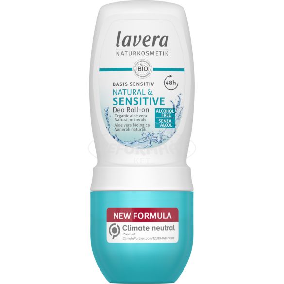Lavera BASIS S golyós deo Natural és Sensitive Vegán 75ml