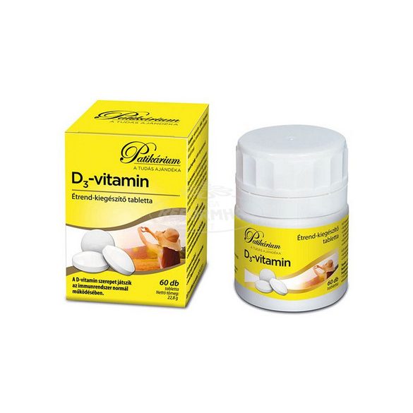 Patikárium D3-vitamin tabletta 60x