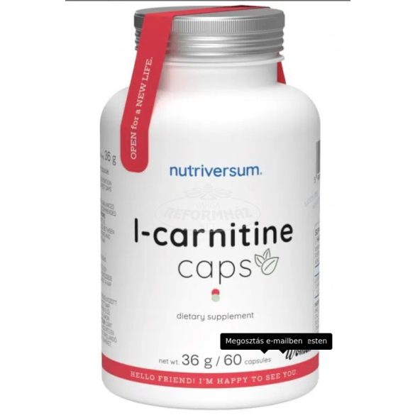 Nutriversum-Women-L-Carnitine kapszula vegan 60x