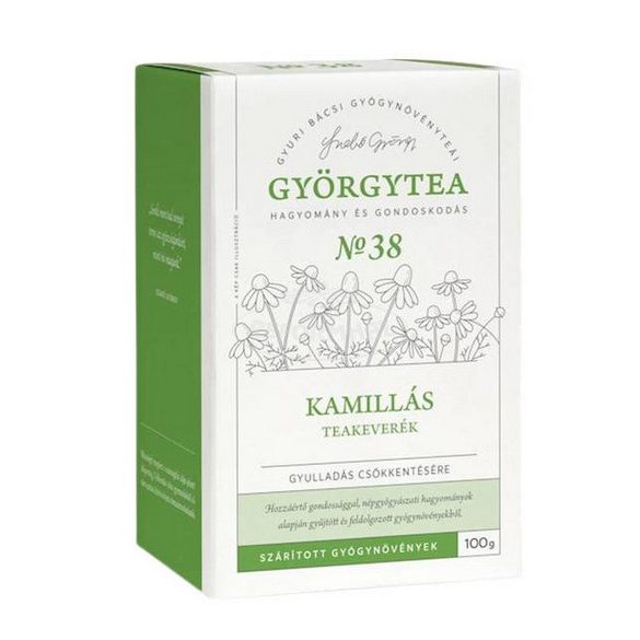 GyörgyTea Kamillás teakeverék gyulladás csökkentő 100g