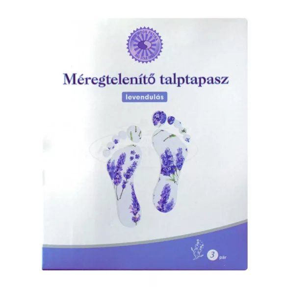 Sun Moon méregtelenítő talptapasz levendulás 3x