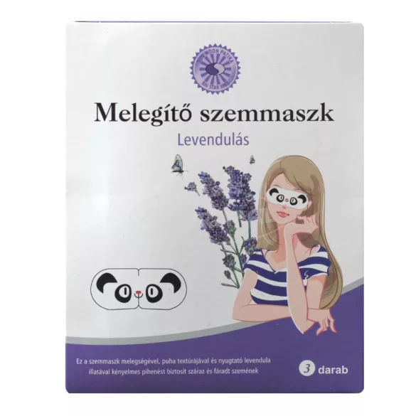 Sun Moon melegítő szemmaszk levendulás 3x