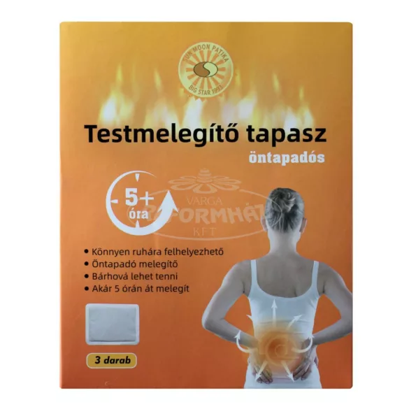 Sun Moon testmelegítő tapasz 3x