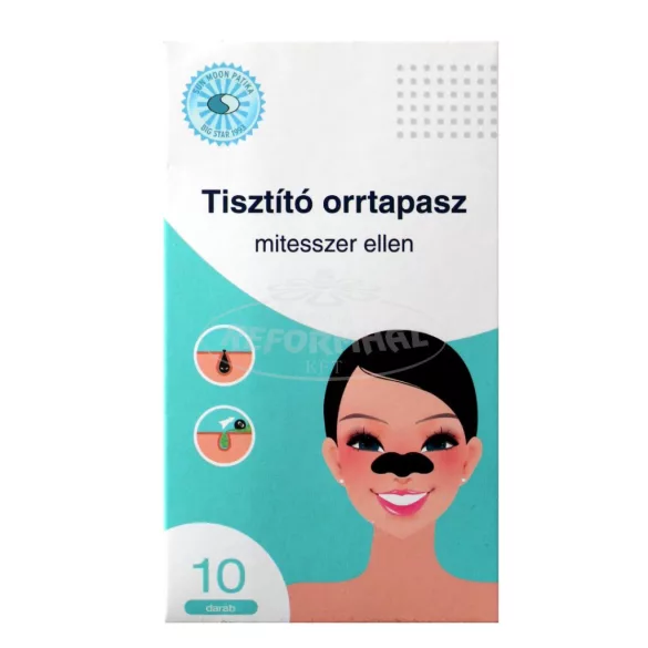 Sun Moon tisztító orrtapasz mitesszer ellen 10x