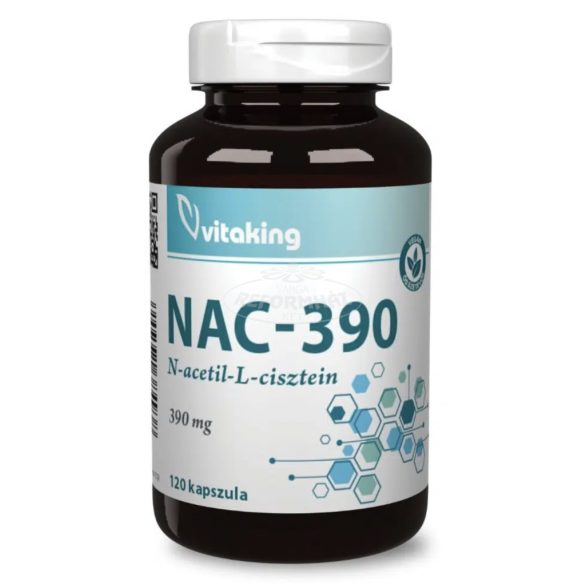 Vitaking NAC-390 [N-acetil-L-cisztein] 390mg 120x