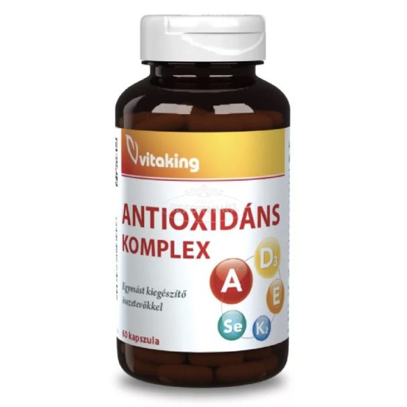 Vitaking Antioxidáns komplex - A+D+E+K2+szelén 60x