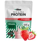 AbsoRice vegán fehérjepor Eper ízű 500g