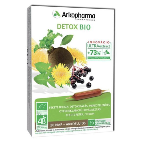 Arkopharma arkofluids bio detox ampulla 20x