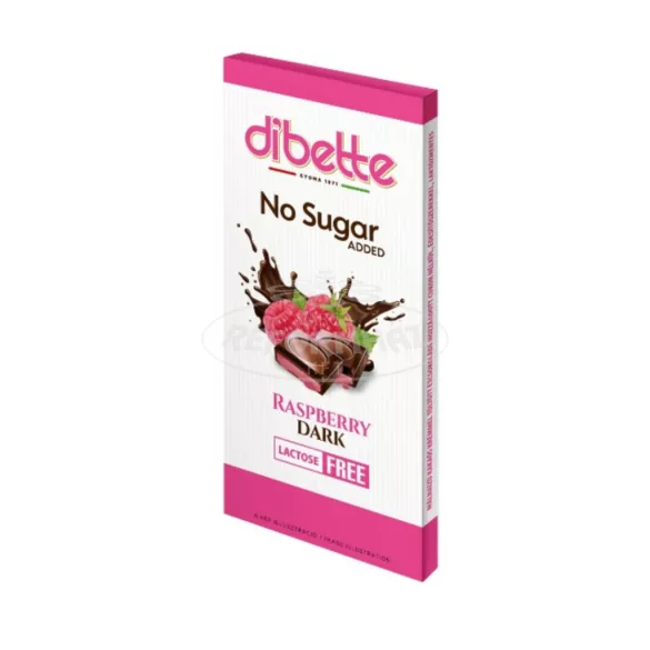 Dibette NAS málnás krémmel töltött étcsokoládé 80g