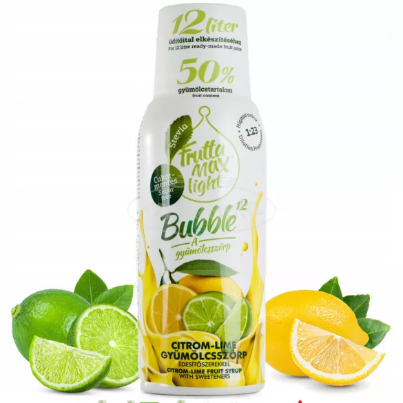 Frutta Max gyümölcsszörp citrom-lime 500ml
