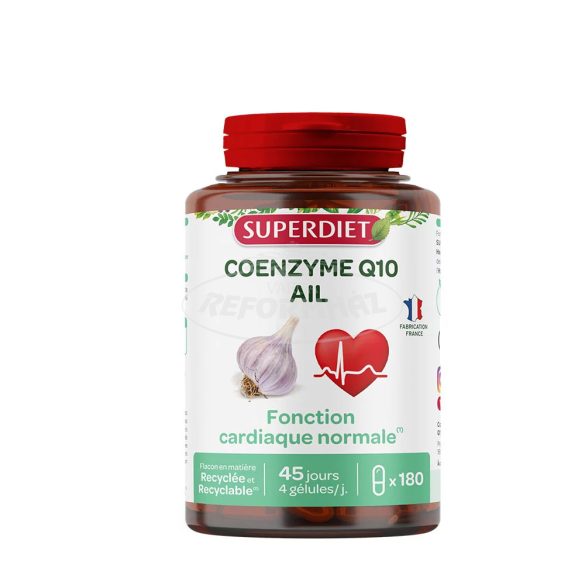 Superdiet Q10 koenzim és fokhagyma kivonat 180x