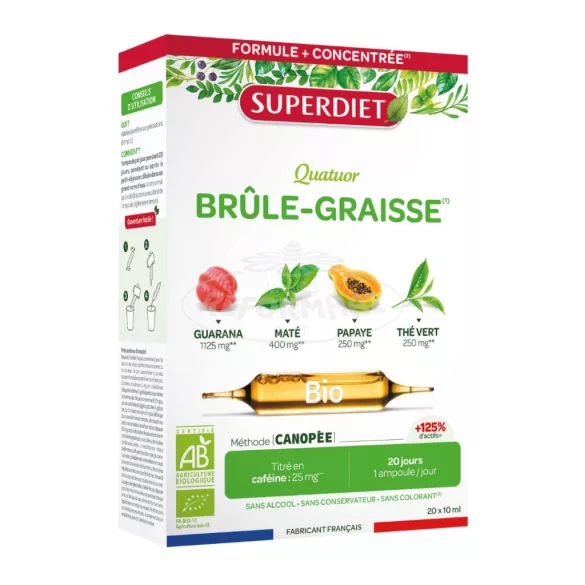 Superdiet Zsírégető ampulla 20x10ml Brule-graisse 20x