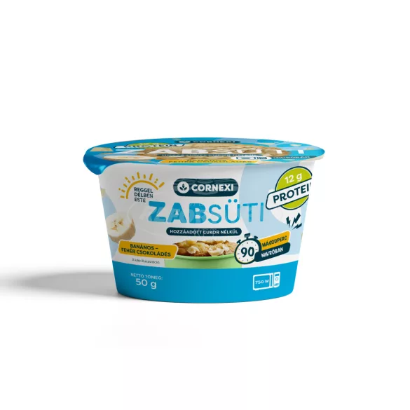 Cornexi protein zabsüti banános fehér csokoládés alappor 55g