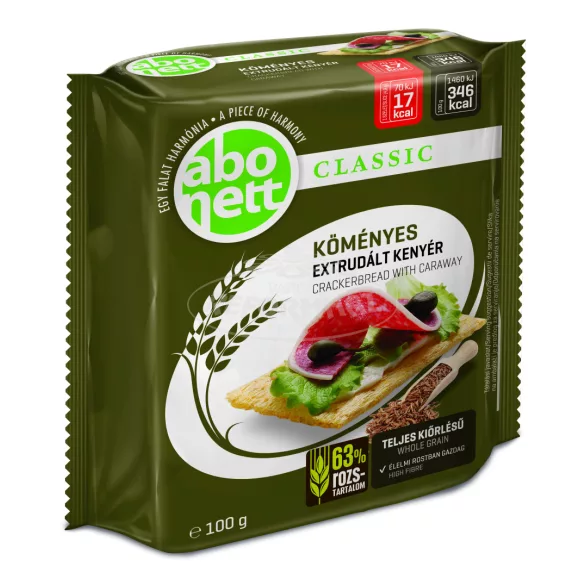 Abonett extrudált kenyér köményes 100g