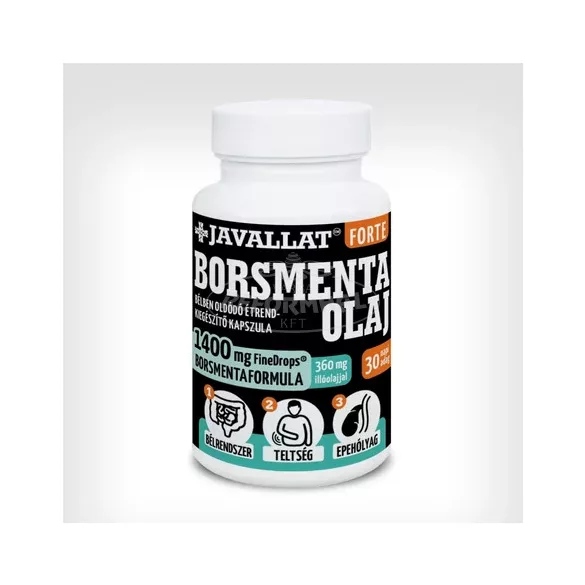 Javallat Forte Borsmenta olajkapszula 60x