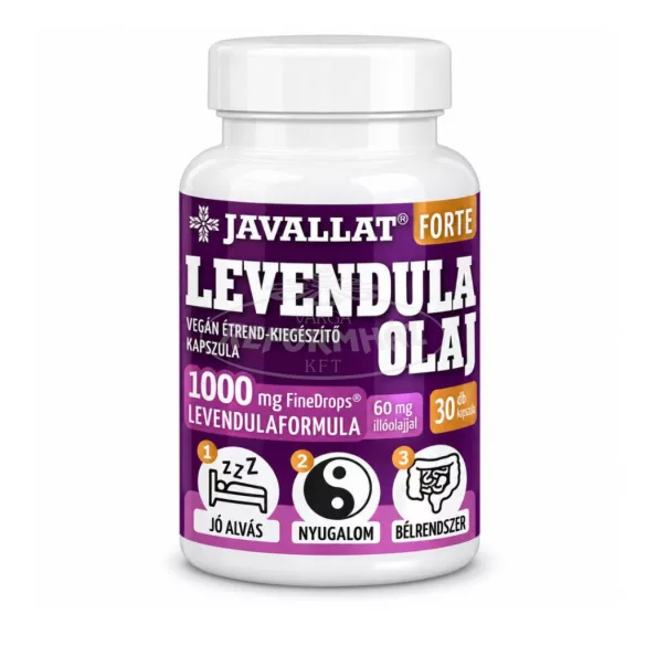 Javallat Forte Levendula olajkapszula 60x