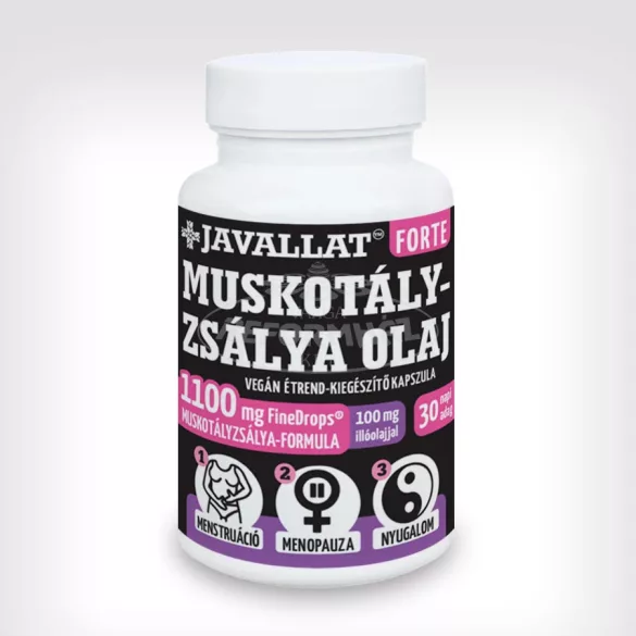 Javallat Forte Muskotályzsálya olajkapszula 60x