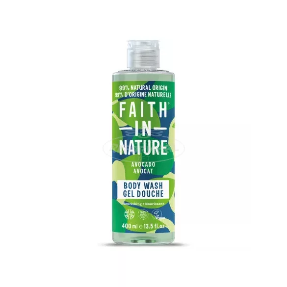 Faith in nature tusfürdő body wash avokádó 400ml