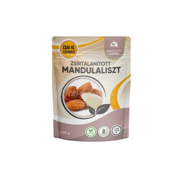 Premium Natura Mentes zsírtalanított mandulaliszt 250g