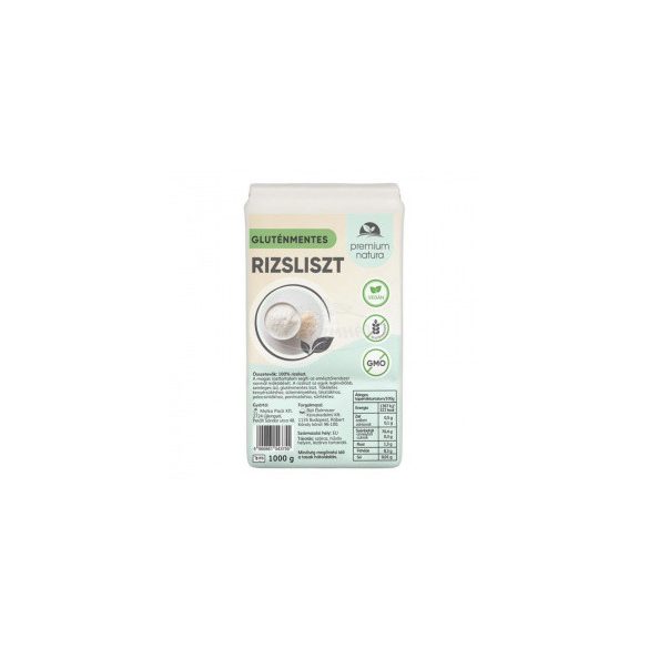 Premium Natura gluténmentes Rizsliszt 1000g
