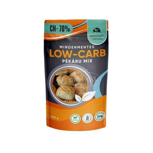 Premium Natura LowCarb CH-70% Sós pékáru lisztkeverék 500g