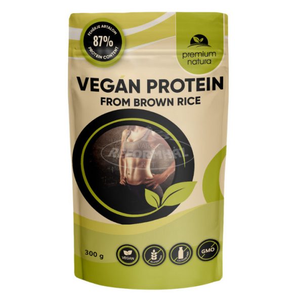 Premium Natura Vegán protein barnarizsből 300g