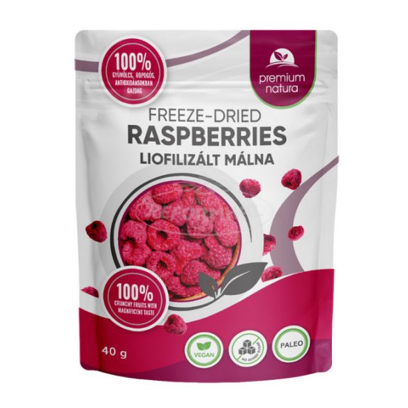 Premium Natura Liofilizált málna 40g